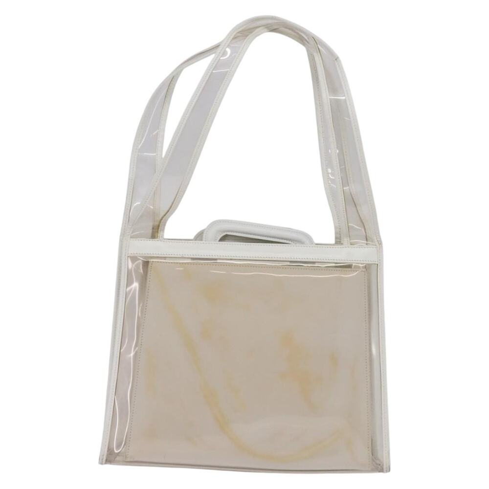 GUCCI Tote Bag Vinyl Clear Silver 001 2122 001 2122 - Picture 3 of 12